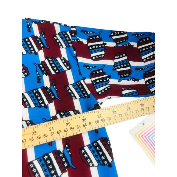 Lot of 2 Womens T-Shirts NWT Patriotic Red White Blue Flag Eagle Americana USA - Picture 6 of 13